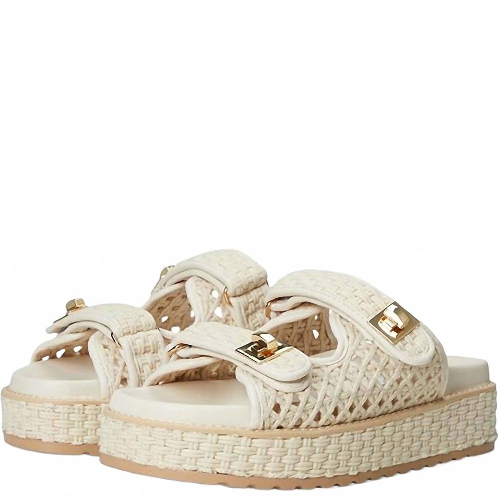 NEW STEVE MADDEN women's bigschmona sandals in bone